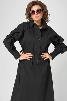 Платье 7223 черный EVA GRANT