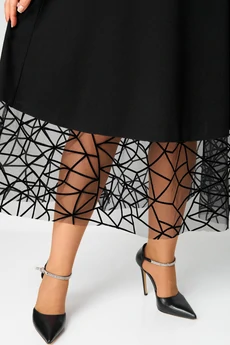 Платье 7225Д черный EVA GRANT