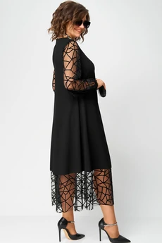 Платье 7225Д черный EVA GRANT