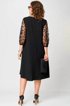 Платье 7279С черный EVA GRANT