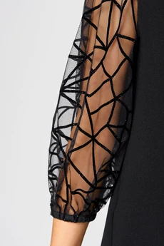 Платье 7279С черный EVA GRANT