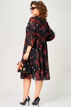 Платье 7281А цветочный принт EVA GRANT