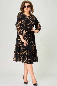 Платье 7281А принт ленты EVA GRANT