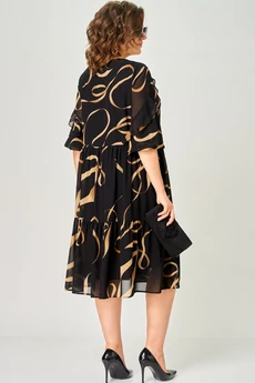 Платье 7281А принт ленты EVA GRANT