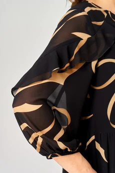 Платье 7281А принт ленты EVA GRANT