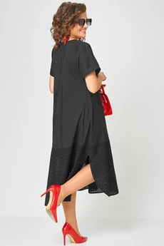 Платье 7293 черный EVA GRANT