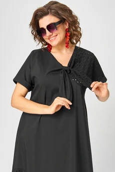 Платье 7293 черный EVA GRANT