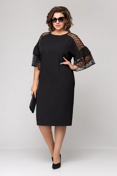 *Платье 7293 черный EVA GRANT