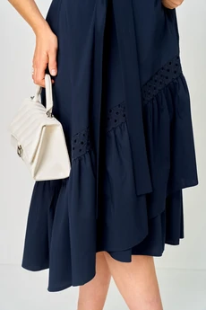 Платье 7297 синий EVA GRANT