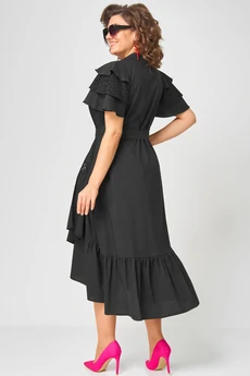 Платье 7297 черный EVA GRANT