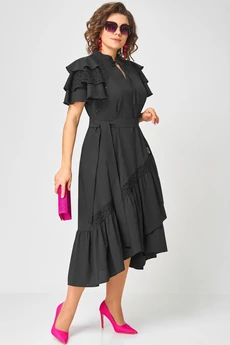 *Платье 7297 черный EVA GRANT