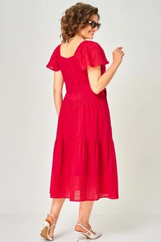 Платье 7297С красный EVA GRANT