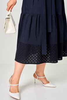 Платье 7297С синий EVA GRANT