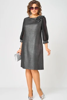 Платье 7310D графит EVA GRANT