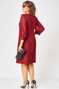 Платье 7310D красный EVA GRANT