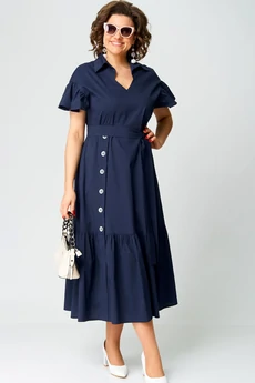 Платье 7325В темно-синий EVA GRANT