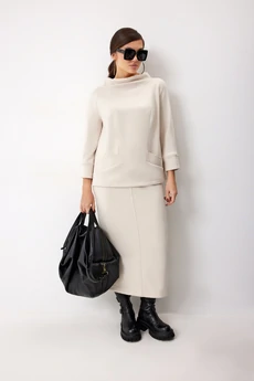 Костюм с юбкой 1309 ElPaiz