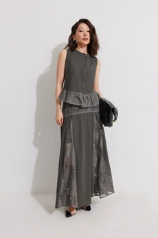 Костюм с юбкой 1351 ElPaiz