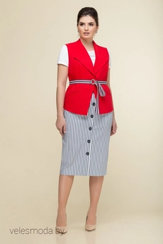 Костюм юбочный 3492 Elady