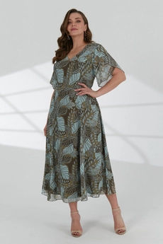 Костюм с платьем 4089 бирюзовый Elady