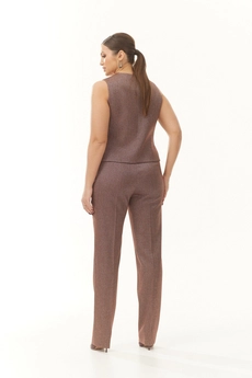 Костюм брючный 4188-5 темный меланж Elady