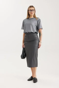 Юбка 4340 серый Elady