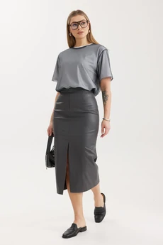 Юбка 4340 серый Elady
