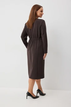 Платье  4667 коричневый Elady