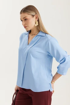 Блузка 4696 голубой Elady
