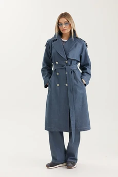 Плащ 4710 синий Elady