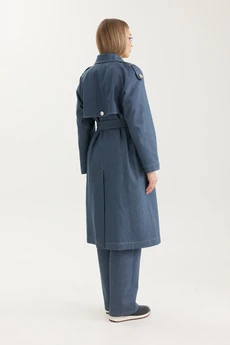 Плащ 4710 синий Elady