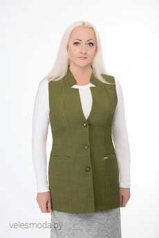 Жилет 2206 хаки Elite Moda