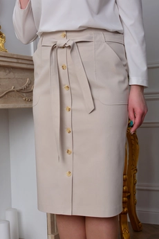Юбка 3558 бежевый Elite Moda