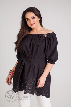 Туника 3207 черный Elletto