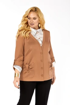 Джемпер 541 охра Элль-стиль