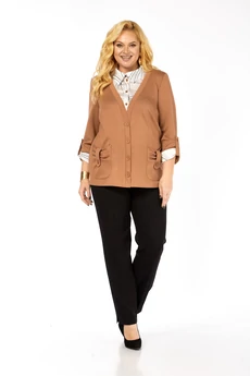 Джемпер 541 охра Элль-стиль