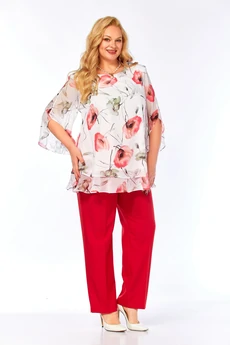 Костюм брючный 2213-13 Элль-стиль