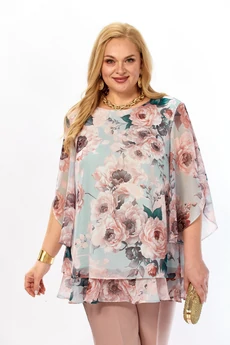 Блузка 2213-15а капучино Элль-стиль