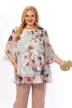 Блузка 2213-15а капучино Элль-стиль