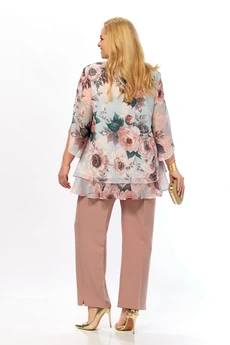 Костюм брючный 2213-15 капучино Элль-стиль