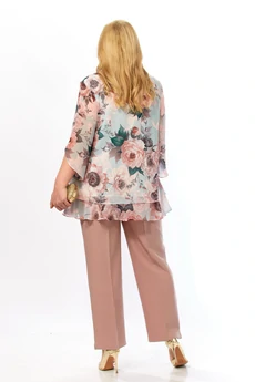 Блузка 2213-15а капучино Элль-стиль