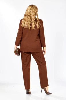 Костюм брючный 2222-3 корица Элль-стиль