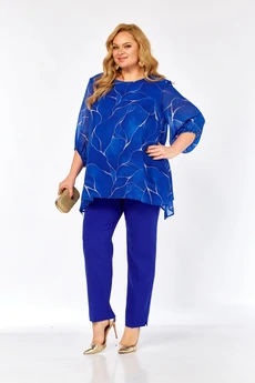 Костюм брючный 2263-15 василек Элль-стиль