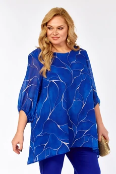 Блузка 2263-15а василек Элль-стиль