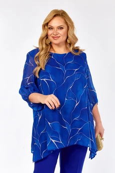 Блузка 2263-15а василек Элль-стиль