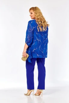 Блузка 2263-15а василек Элль-стиль