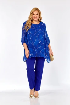 Костюм брючный 2263-15 василек Элль-стиль