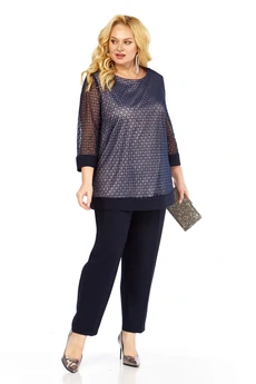 Костюм брючный 2435-1 Элль-стиль