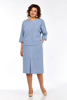 Костюм с юбкой 2441-1 Элль-стиль