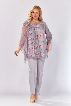 Костюм брючный 2460 Элль-стиль